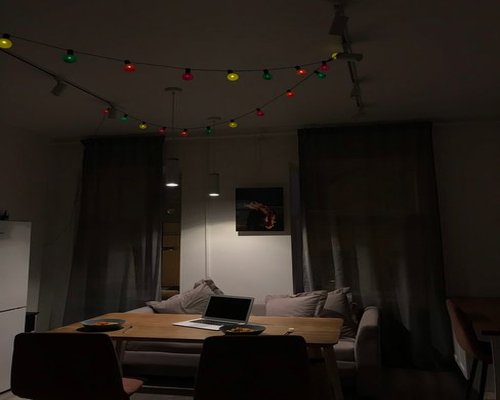 Quiet home atmosphere after work